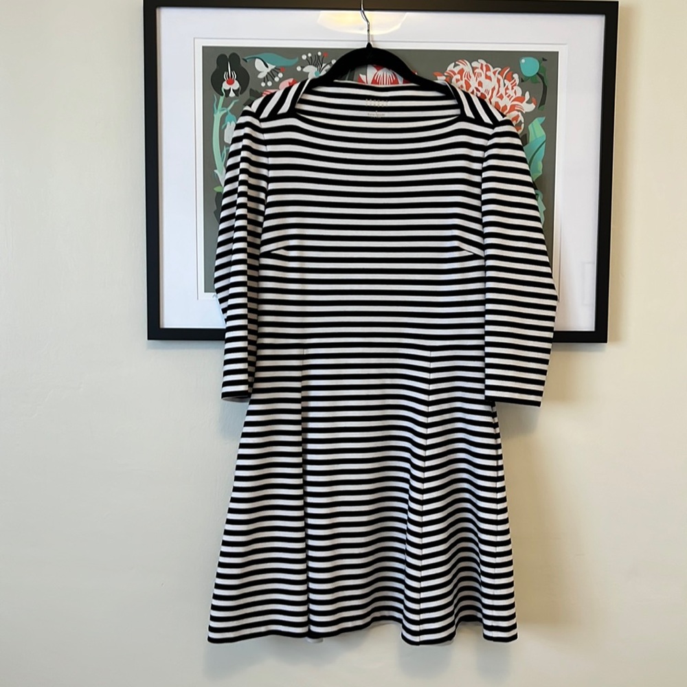 Broome Street by Kate Spade striped ponte skater dress